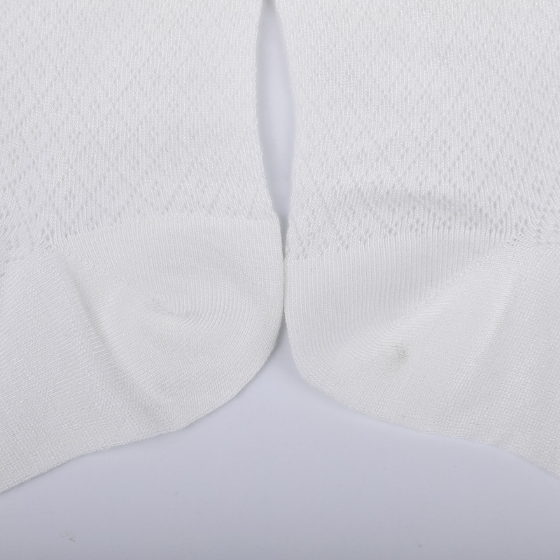 부드러운 대나무 섬유 나일론 가방, 얇은 작은 다이아몬드 캐주얼 여성 양말, 손바느질 여성 양말 WSD1689